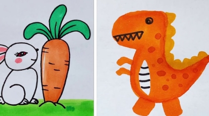 step by step drawing for kids