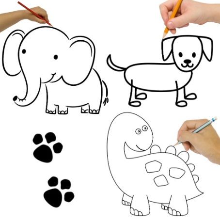 easy drawing for toddlers