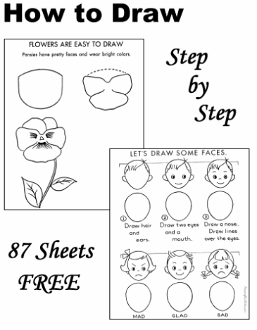 how to draw free - kidzfunbiz