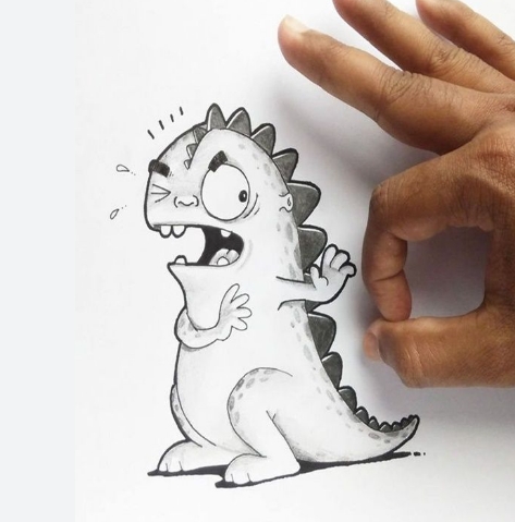 fun art drawings