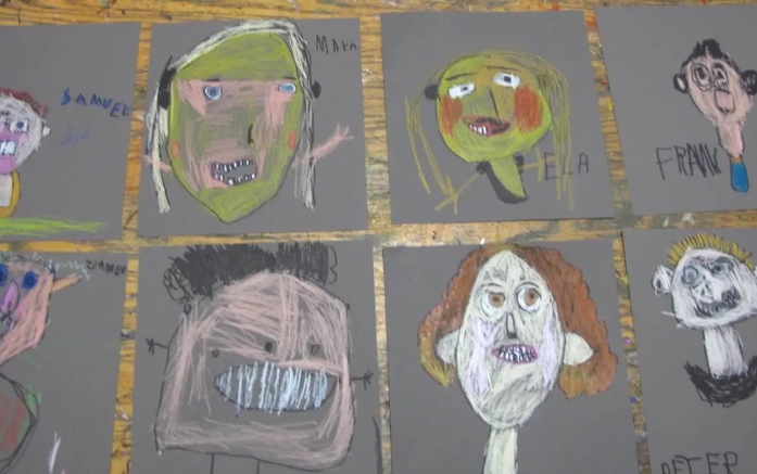 drawing faces children